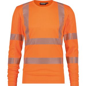 Dassy Carterville Hogezichtbaarheids-uv-T-shirt met lange mouwen Fluo-Oranje maat XS