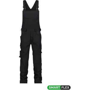 Dassy - Tronix - Bretelbroek - Zwart - Met Stretch en Kniezakken