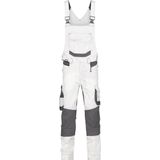 Dassy - Tronix Painters - Schildersbretelbroek - Wit/Antracietgrijs - Maat 66