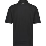 Dassy Hugo Polo geschikt voor industrieel wassen Zwart maat 2XL