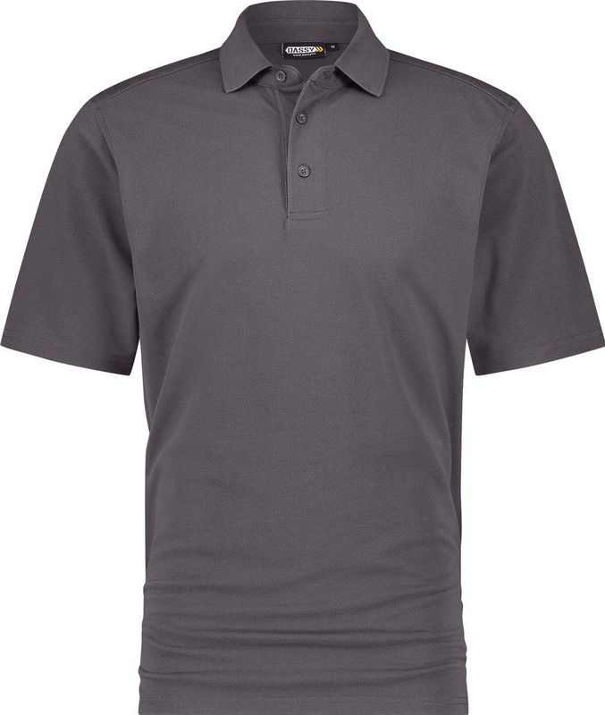 Dassy Hugo Polo geschikt voor industrieel wassen Antracietgrijs maat S