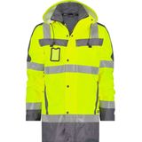 Dassy - Limasol - Hogezichtbaarheidsparka - Fluogeel/Cementgrijs