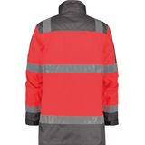 Dassy - Limasol - Hogezichtbaarheidsparka - Fluorood/Cementgrijs