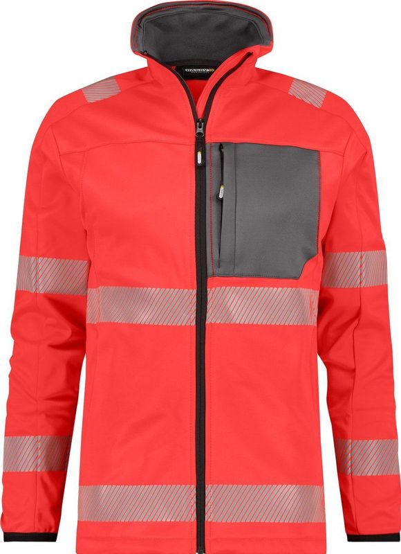 Dassy - Camden Jacket - Signaal-midlayervest - Fleece - Klasse 2 - Reflecterende Banden