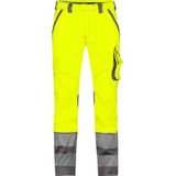 Dassy - Minnesota Stretch - Hogezichtbaarheidsbroek - Fluogeel/Cementgrijs