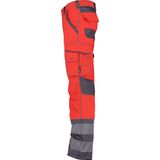 Dassy - Minnesota Stretch - Hogezichtbaarheidsbroek - Fluorood/Cementgrijs