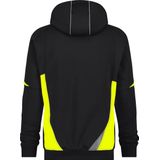 Dassy Santos Hoodie Zwart/Fluogeel maat 3XL