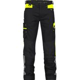 Dassy Hong Kong Werkbroek met stretch Zwart/Fluogeel maat 52