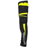 Dassy - Hong Kong - Werkbroek - Zwart/Fluogeel - Stretch