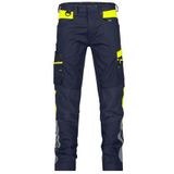 Dassy - Hong Kong - Werkbroek - Zwart/Fluogeel - Stretch