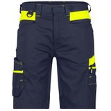 Dassy Manilla Werkshort met stretch Zwart/Fluogeel maat 42
