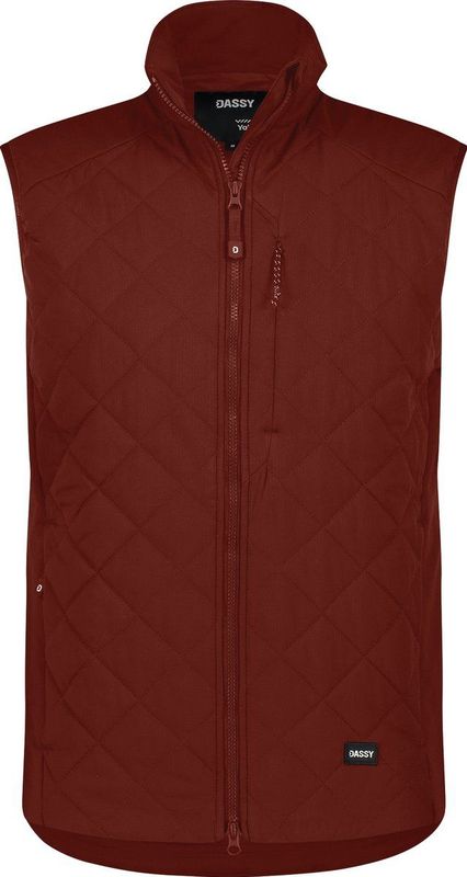 Dassy Yala Geïsoleerde bodywarmer Baksteenrood maat XS