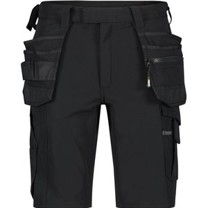 Dassy Aurax Holsterzakkenshort met stretch Zwart maat 42