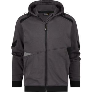 Dassy Lunax Hoodie Antracietgrijs/Zwart maat XS