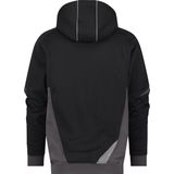 Dassy Lunax Hoodie Zwart/Antracietgrijs maat 3XL