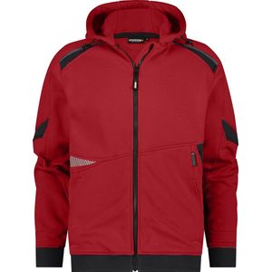 Dassy Lunax Hoodie Rood/Zwart maat XS