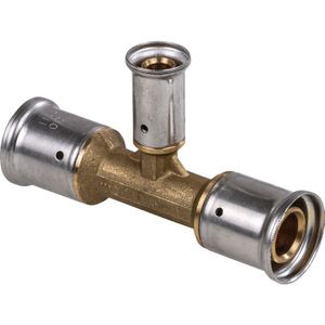 Henco pers T-stuk verloop 26x16x26mm