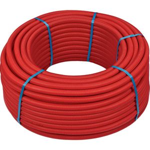 Henco RIXc meerlagen buis met mantel 26x3mm 50m rood
