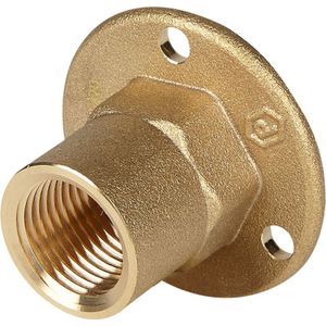 Henco muurplaat / wanddoorvoer 1/2"x1/2"