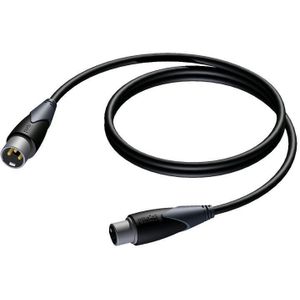 Procab CLD953/1 DMX en AES kabel 3-polig 100cm