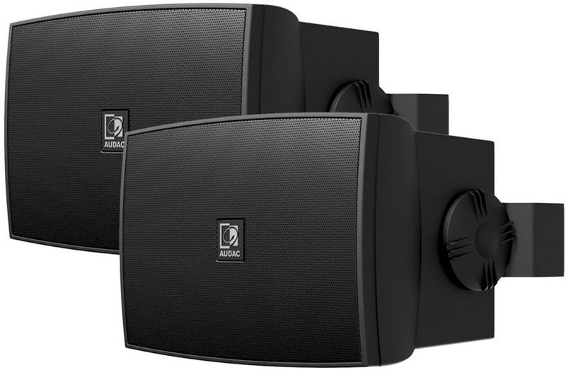 Audac - WX502MK2/OB - Buiten Opbouwspeakerset - Zwart - 2x 50W