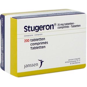 Stugeron - 25 mg - Tabletten - 200 stuks