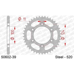 AFAM Standaard stalen kroon 50602 - 520