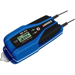 Shido DC 4.0 Auto Motor Lithium & Loodzuur Acculader 12V 1A Multi Batterij Lader Accubesparende Druppellader