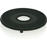 Gietijzer - Onderzetter - Rond - Zwart - 13 cm