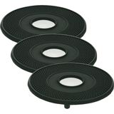 Gietijzer - Onderzetter - Rond - Zwart - 13 cm