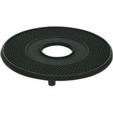 Gietijzer - Onderzetter - Rond - Zwart - 13 cm