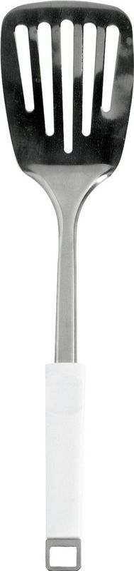 Cosy & Trendy Bakspatel/bakspaan - wit kunststof/RVS zilver - 33 cm - Keukengerei