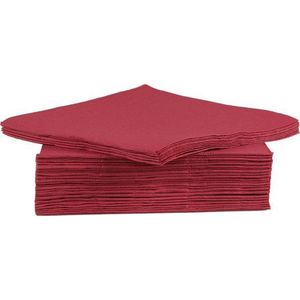 Cosy&Trendy - Servet - Papier - Bordeaux - Set-40