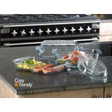 500 Degrees Grill&Drop Dekschaal Rechthoekig - 4L1