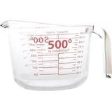Glazen maatbeker hittebestendig 1 liter - 1000 ml - Keuken/kookbenodigdheden - Maatbekers - Vloeistoffen afmeten