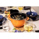 Cosy&Trendy Mosselpan - Oranje - Ø 18 cm - Vaatwasbestendig