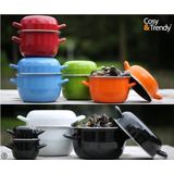 Cosy&Trendy Mosselpan - Oranje - Ø 18 cm - Vaatwasbestendig