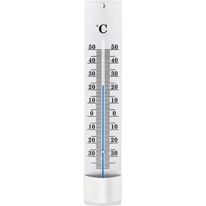 Thermometer binnen en buiten -39 tot +50 Celsius 4 x 21 cm - Buitenthermometers