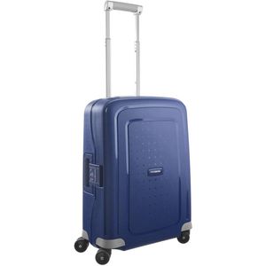 Samsonite  Handbagage Harde Koffer / Trolley / Reiskoffer -  55 x 40 x 20 cm - SCure - blauw