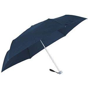 SAMSONITE Rain Pro - 3 secties Manual Flat opvouwbare paraplu, 24 cm, blauw (blauw), blauw, diameter 97 cm, paraplu stok, Blauw, Paraplu stok