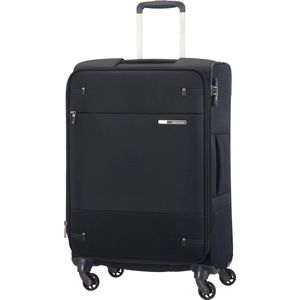 Samsonite Base Boost, spinner uitbreidbare koffer, Zwart, M (66cm-73,5L)