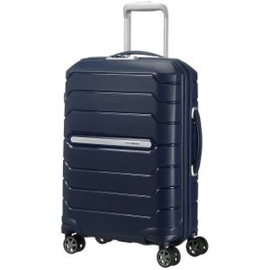 Samsonite Flux Spinner S 55/20 Uitbreidbare Handbagage Koffe - 55 C - 44  - Donkerblauw