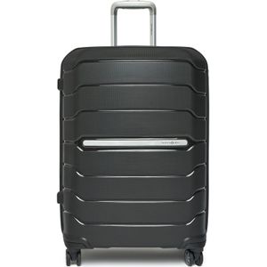 Samsonite - Flux Spinner 68 - Koffer - Zwart - Polypropyleen - Lichtgewicht