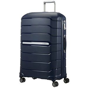 Samsonite Flux Spinner 75/28 Uitbreidbare Handbagage Koffe - 75 C - 111  - Marineblauw