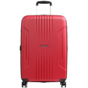 American Tourister Tracklite Spinner koffer, Rood (flame red), M (67 cm - 82 L), Koffer
