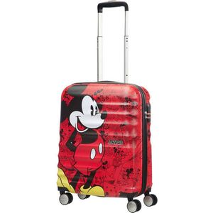 American Tourister trolley Wavebreaker Disney 55 cm. Mickey comics red