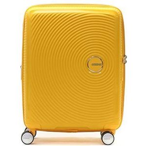 American Tourister Soundbox Expandable Spinner 55cm Golden Yellow