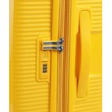 American Tourister Soundbox Expandable Spinner 67cm Golden Yellow