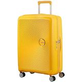 American Tourister Soundbox Expandable Spinner 77cm Golden Yellow