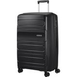 American Tourister Sunside - Spinner M uitbreidbare koffer blauw, zwart (zwart), Spinner L (77 cm - 118 L), Spinner L uitbreidbaar (77 cm - 118 L)